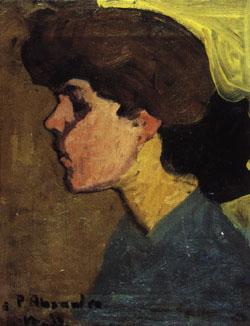  Head of a Woman in Profile